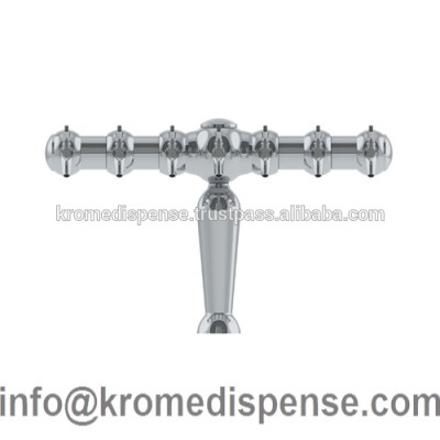 Chrome Plated Brass 7 Faucets Inspire Tower With Glyco Cold Technology