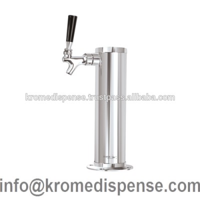 SS Polished single Faucet 3" Column Tower with Air Cooled Technology