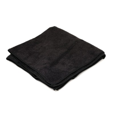 Black Microfiber Towels 16" X 16"